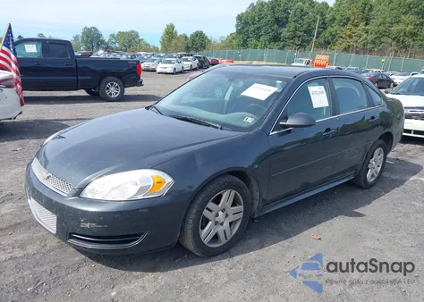 2014 Chevrolet Impala Limited Lt из США, поврежденный, VIN 2G1WB5E34E1155272